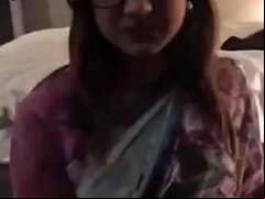 Indian Girl Plays With A Huge Cock